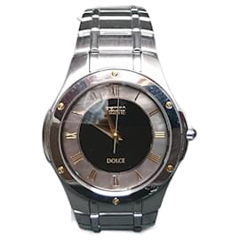 Seiko-Seiko Dolce Kinetic hybrid automatic/quartz watch ref. 4M61-0A30-Black,Silvery