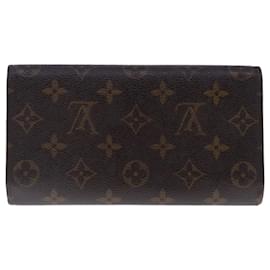 Louis Vuitton-LOUIS VUITTON Monogram Portefeuille International Wallet M61217 LV Auth bs18708-Monogram