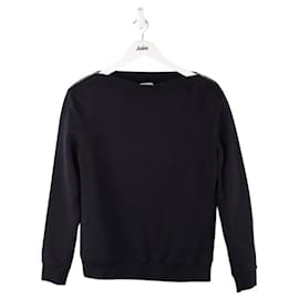 Saint Laurent-Cotton sweatshirt-Black