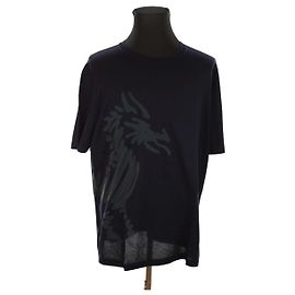 Hermès Camiseta de algodón Negro
