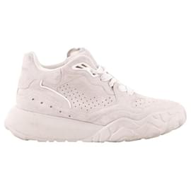 Alexander Mcqueen-Suede sneakers-Beige