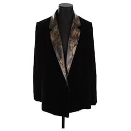 Autre Marque-Cotton blazer-Black