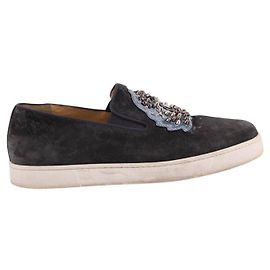 Christian Louboutin Sneaker in camoscio Grigio