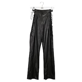 Autre Marque-Black straight pants-Black