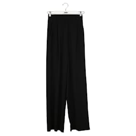 Autre Marque-Wide wool trousers-Black