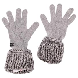 Chanel-Wool gloves-Grey