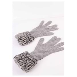 Chanel-Wool gloves-Grey