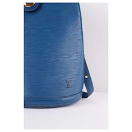 Louis Vuitton-Cluny leather shoulder bag-Blue