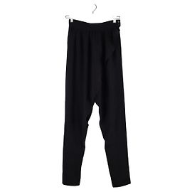 Chloé Calça Carot de seda Preto