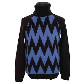 Ami Maglione di lana blu Blu