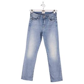Mother Jeans dritti in cotone Blu