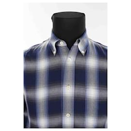 Saint Laurent-Cotton shirt-Blue