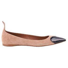 Alaïa Wildleder-Ballerinas Braun
