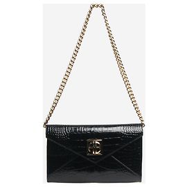 Anine Bing Black Elly clutch bag Black