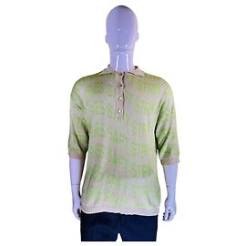 Polo Henrik Vibskov Monogram Saft Strik Verde Verde
