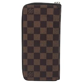 Louis Vuitton-Louis Vuitton Zippy Wallet Vertical-Brown