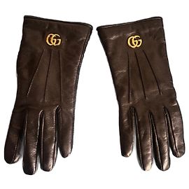 Gucci-Handschuhe Schwarz