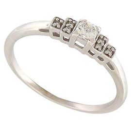 NINE MAUBOUSSIN SOLITAIRE RING A SPRING 1930 N 2 RI1130WGDI 55 RING Silvery