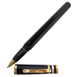 CARTIER TRINITY ROLLERBALL KUGELSCHREIBER HARZ + NEUE KARTUSCHENBOX Schwarz