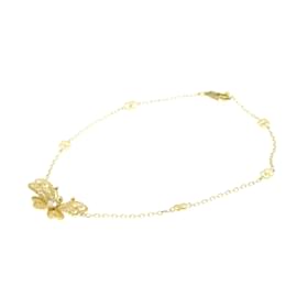Pulsera de diamante mariposa Gucci Dorado