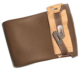 Hermès-HAC backpack PM TOGO calf leather 18 Etoupe-Other