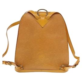 Louis Vuitton-LOUIS VUITTON Epi Gobelins Backpack Yellow M52299 LV Auth 94968-Yellow