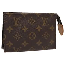 Louis Vuitton-LOUIS VUITTON Monogram Poche Toilette 15 Pouch M47546 LV Auth 94104-Monogram