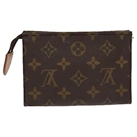 Louis Vuitton-LOUIS VUITTON Monogram Poche Toilette 15 Pouch M47546 LV Auth 94104-Monogram