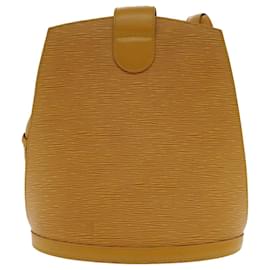 Louis Vuitton-LOUIS VUITTON Epi Cluny Shoulder Bag Yellow M52259 LV Auth ar12564-Yellow
