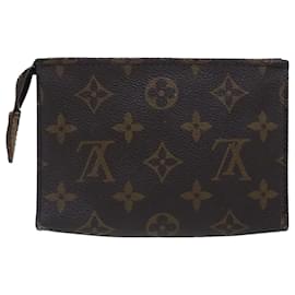Louis Vuitton-LOUIS VUITTON Monogram Poche Toilette 15 Pouch M47546 LV Auth 94731-Monogram