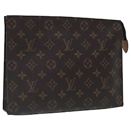 Louis Vuitton-LOUIS VUITTON Monogram Poche Toilette 26 Pouch M47542 LV Auth 95434-Monogram