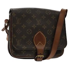 Louis Vuitton-LOUIS VUITTON Monogram Cartouchiere MM Shoulder Bag M51253 LV Auth yk15467-Monogram