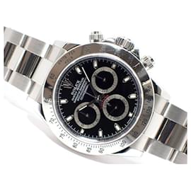 Rolex-ROLEX Daytona black thin Hand Ref.116520 F series '04 Genuine goods Mens-Silvery