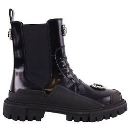 Dolce & Gabbana Botas de cuero Negro