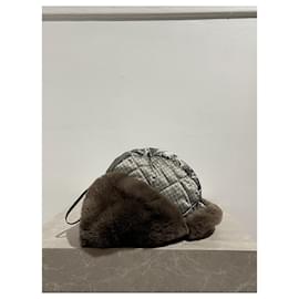 Louis Vuitton-LOUIS VUITTON Hats T.International S Fur-Blue