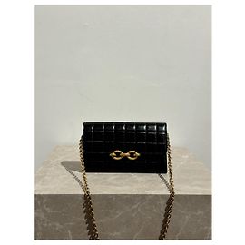 SAINT LAURENT Handbags T.  Leather Black