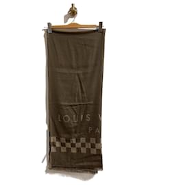 Louis Vuitton-LOUIS VUITTON Scarves T.  Cashmere-Brown