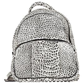 Mochila estampada com studs Dumbo de Alexander Wang em couro preto e branco Multicor Outro