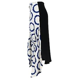 JW Anderson- JW Anderson Printed Midi Ruffled Skirt in Multicolor Polyester-Multiple colors