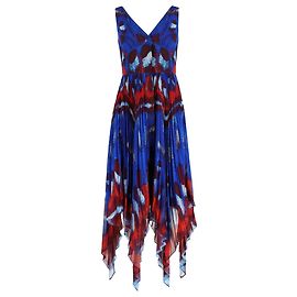 Robe midi plissée imprimée Annabella d'Altuzarra en polyester multicolore Multicolore