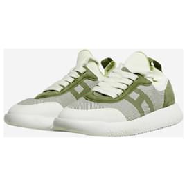 Hermès-Red and white Crew trainers - size EU 38.5-Red