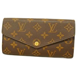 Louis Vuitton-Louis Vuitton Long Wallet Monogram Portefeuille Sarah M60531-Brown
