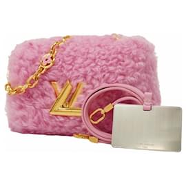 Louis Vuitton-Louis Vuitton Shoulder Bag Twist MM M21320 in Pink-Pink