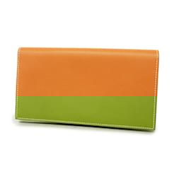 Hermès-Hermes Long Wallet in Gold-Golden