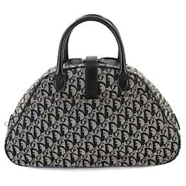 Christian Dior-Christian Dior Trotter Double Saddle Handbag-Black