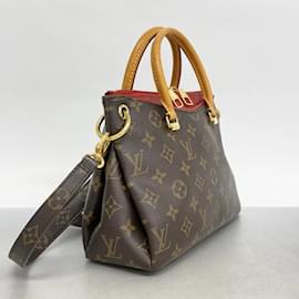 Louis Vuitton-Louis Vuitton Monogram Pallas BB Handbag-Brown,Fuschia
