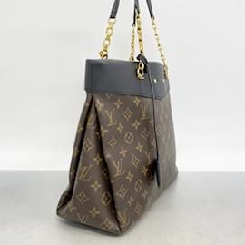 Louis Vuitton-Louis Vuitton Monogram Pallas Shopper Shoulder Bag-Brown,Black