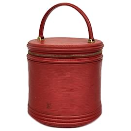 Louis Vuitton-Louis Vuitton Epi Cannes Handbag-Red