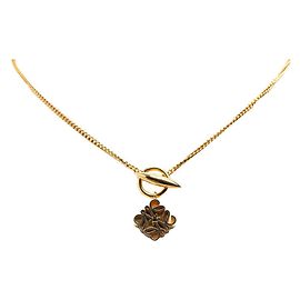 Collar de cadena Anagram Cube Loewe Dorado