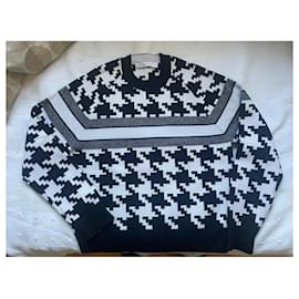 Dior-Knitwear-Black,Eggshell